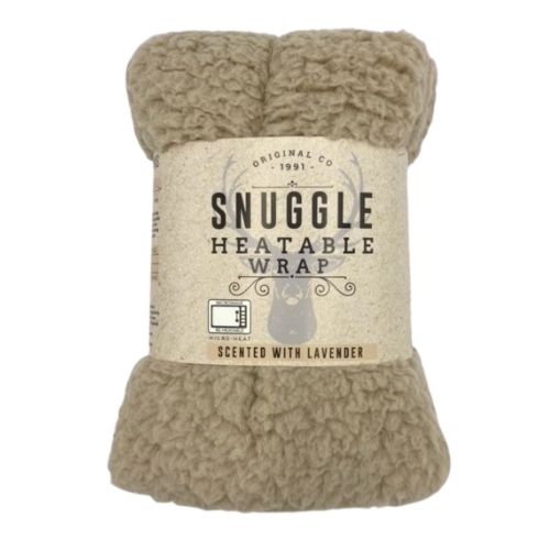 Snuggle Heatable Wrap Lavender Scented 700g Throws & Blankets FabFinds Beige  