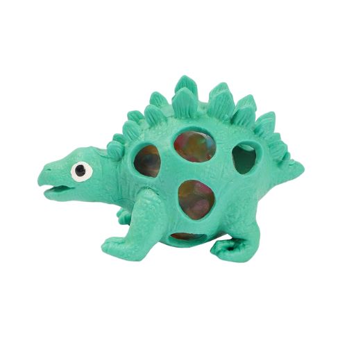 Kids Zone Squishy Dino Assorted Colours Toys FabFinds Stegosaurus Green  