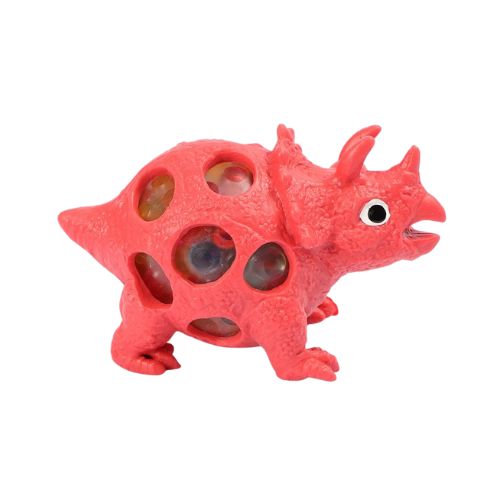 Kids Zone Squishy Dino Assorted Colours Toys FabFinds Triceratops Red  