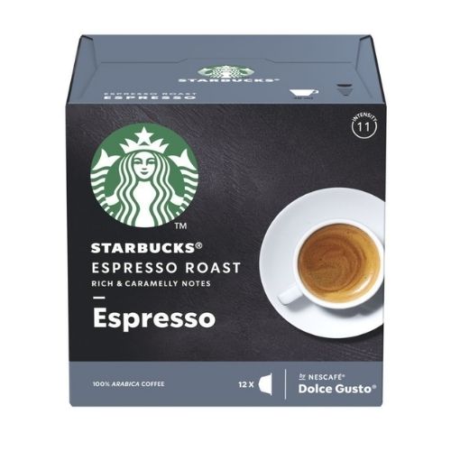 Starbucks Espresso Roast Dolce Gusto Coffee Capsules 12 Pk Coffee Starbucks   