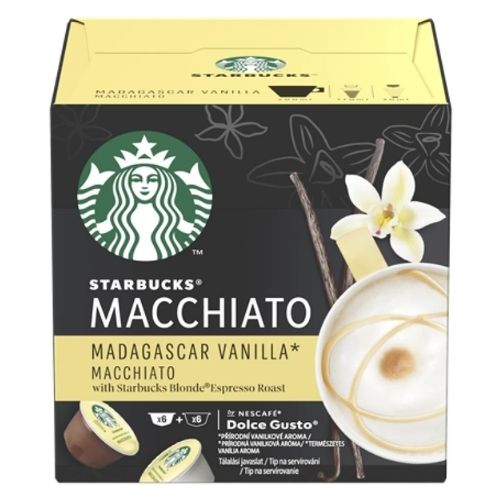 Starbucks Macchiato Madagascar Vanilla Pods by Nescafe Dolce Gusto 12 Pk Coffee Starbucks   