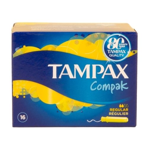 Tampax Compak 16 Pk Super & Regular Feminine Care Tampax Regular  