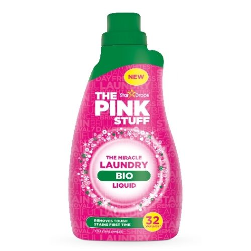 The Pink Stuff The Miracle Bio Laundry Liquid 960ml 32W Laundry - Detergent Stardrops   