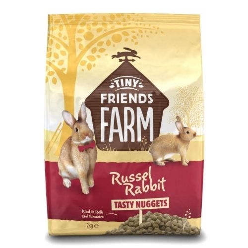 Tiny Friends Farm Russel Rabbit Tasty Nuggets 2kg Small Animal Food tiny friends farm   