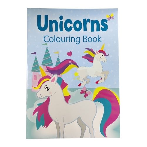 Unicorn Colouring Book Kids Stationery Alligator books   