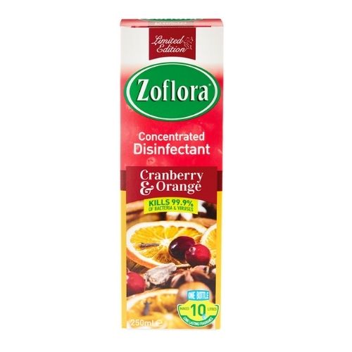 Zoflora Concentrated Disinfectant Liquid Cranberry Orange 250ml Disinfectants Zoflora Cranberry & Orange  