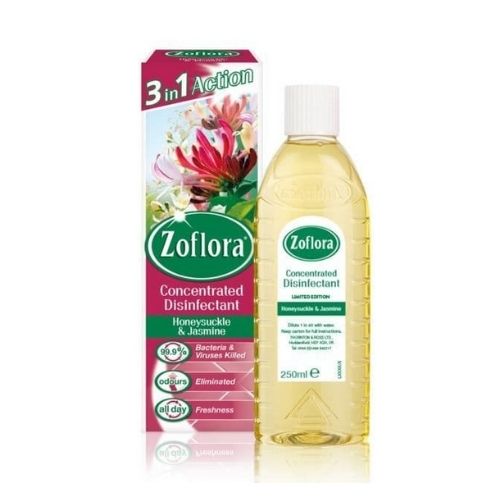 Zoflora Honeysuckle and Jasmine Disinfectant 250ml Disinfectants Zoflora   