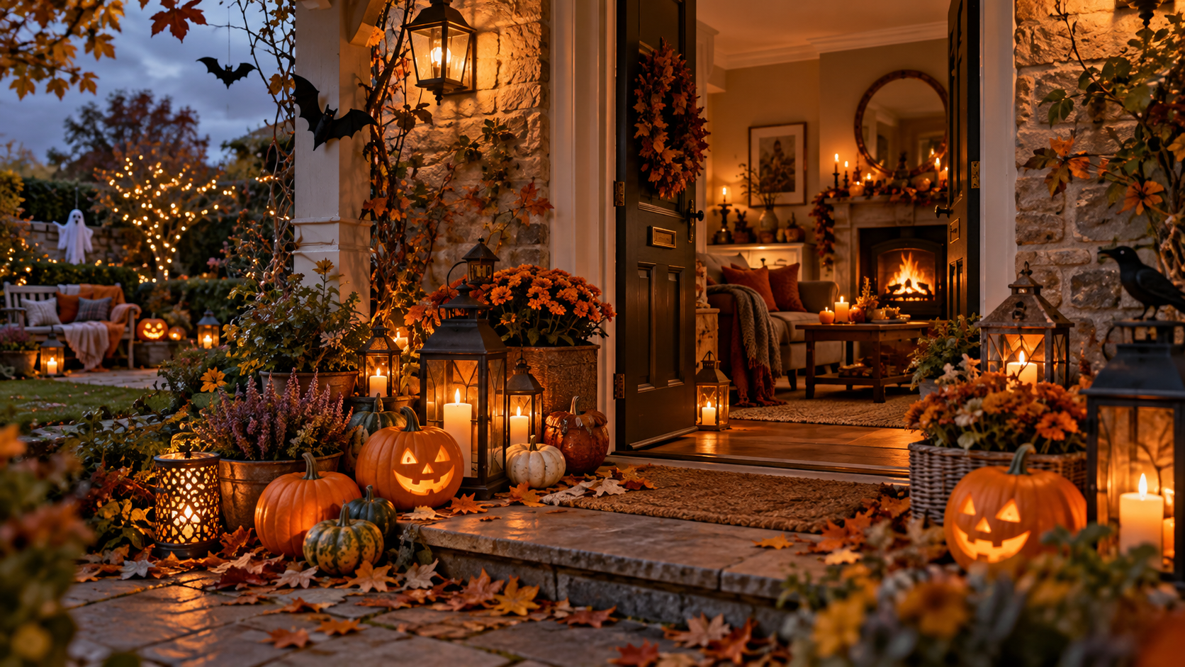 How to Decorate Your Home amd Garden for Halloween