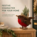 Rattan Robin Red Breast Home Planter Garden Planter Fabfinds