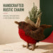 Rattan Robin Red Breast Home Planter Garden Planter Fabfinds