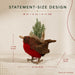 Rattan Robin Red Breast Home Planter Garden Planter Fabfinds