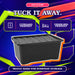 Black Plastic Storage Box With Lid 14L Assorted Pack Sizes Storage Boxes FabFinds