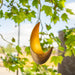 Hanging Moon Fruit Bird Feeder Rust Bird Feeders FabFinds