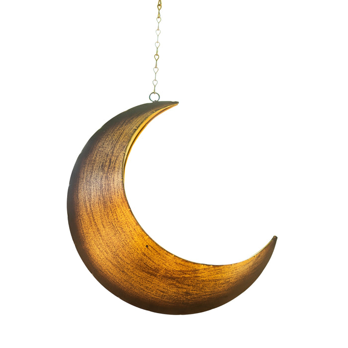 Hanging Moon Fruit Bird Feeder Rust Bird Feeders FabFinds