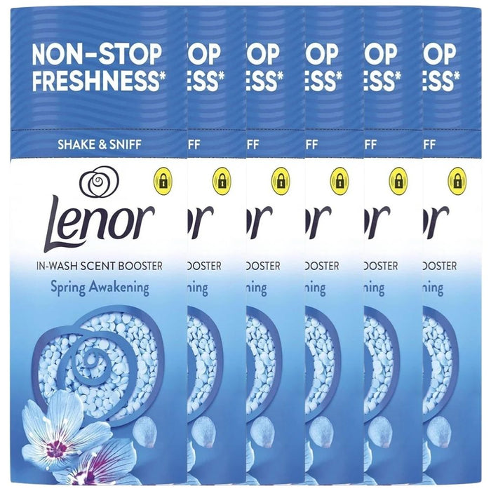 Lenor In-Wash Scent Booster Beads Spring Awakening 155g Assorted Packs Laundry - Scent Boosters & Sheets Lenor Pack of 6