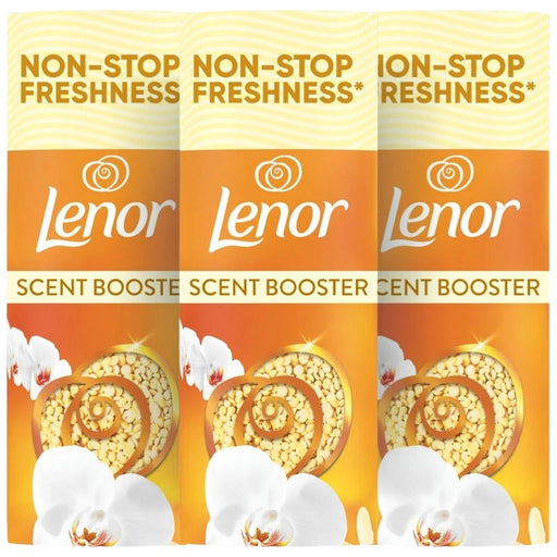 Lenor In-Wash Scent Booster Beads Gold Orchid 155g Assorted Packs Laundry - Scent Boosters & Sheets FabFinds Pack of 3