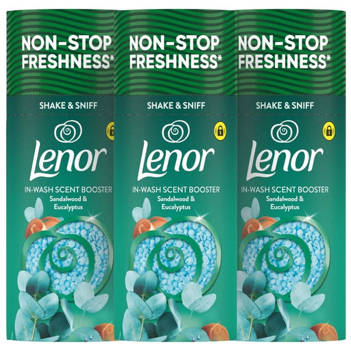 Lenor In-Wash Scent Booster Beads Sandalwood & Eucalyptus 155g Assorted Packs Laundry - Scent Boosters & Sheets FabFinds Pack of 3