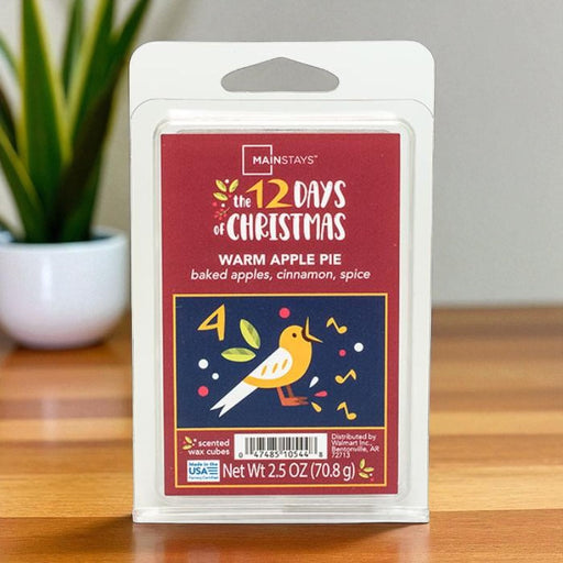 Mainstays Warm Apple Pie Wax Melts Cinnamon Spice 2.5oz Wax Melts Mainstays