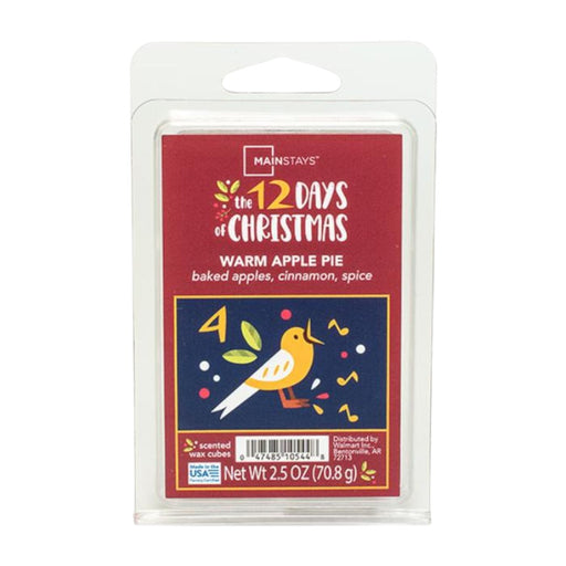 Mainstays Warm Apple Pie Wax Melts Cinnamon Spice 2.5oz Wax Melts Mainstays