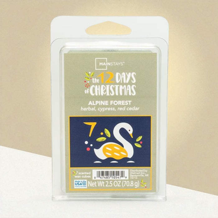 Mainstays Alpine Forest Wax Melts Cypress Red Cedar 2.5oz Wax Melts Mainstays Pack of 1