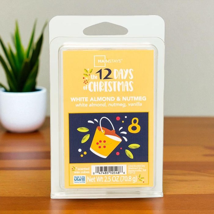 Almond & Nutmeg Scented Wax Cubes - 2.5oz CS Melts Mainstays