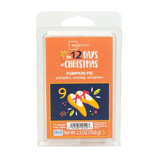 Mainstays Pumpkin Pie Wax Melts Nutmeg Cinnamon 2.5oz Wax Melts Mainstays Pack of 1