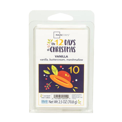 Mainstays Vanilla Wax Melts Buttercream Marshmallow 2.5oz Wax Melts Mainstays