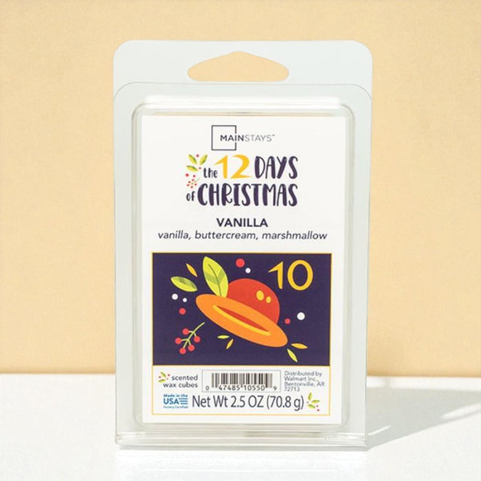 Mainstays Vanilla Wax Melts Buttercream Marshmallow 2.5oz Wax Melts Mainstays