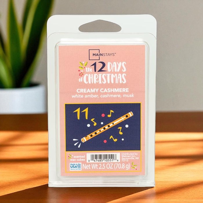 Mainstays Creamy Cashmere Wax Melts White Amber Cashmere Musk 2.5oz Wax Melts Mainstays