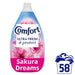 Comfort Fresh & Protect Sakura Dreams 870ml (58 Washes) Assorted Packs Laundry - Fabric Conditioner Comfort