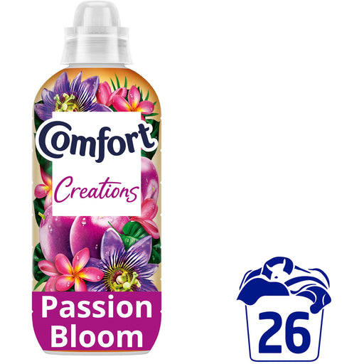 Comfort Creations Passion Bloom Fabric Conditioner 780ml (26 Washes) Assorted Packs Laundry - Fabric Conditioner Comfort Pack of 1