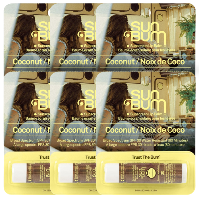 Sun Bum SPF30 Lip Balm Original Coconut Assorted Packs