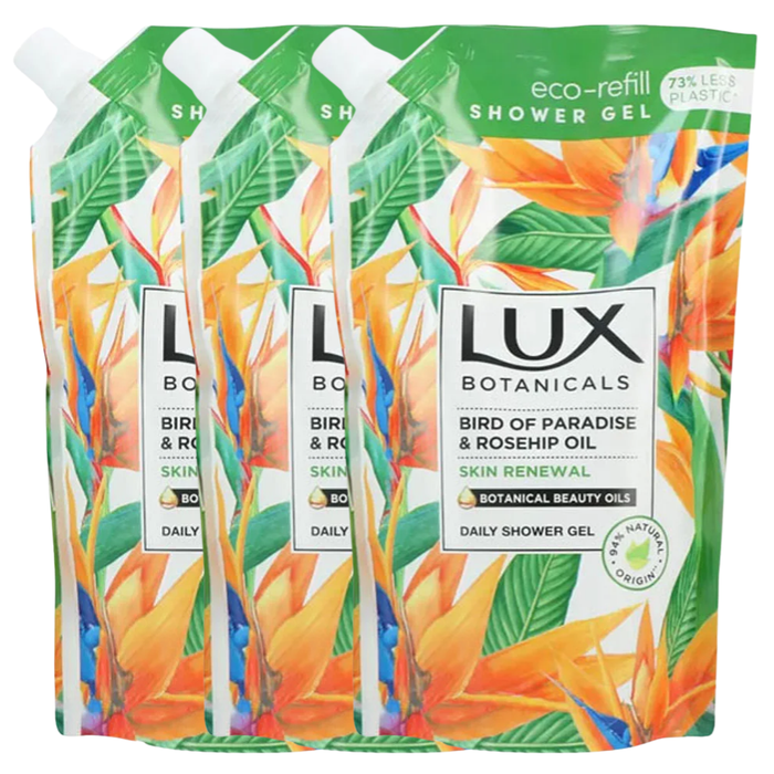 Lux Botanicals Bird of Paradise & Vitamin C Shower Gel Refill Assorted Packs