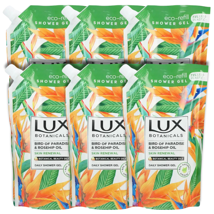 Lux Botanicals Bird of Paradise & Vitamin C Shower Gel Refill Assorted Packs