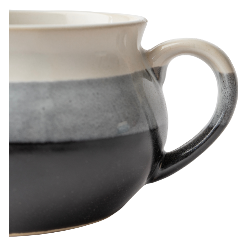 Black & White Soup Mug Mugs FabFinds