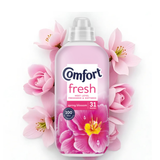Comfort Fabric Conditioner Spring Blossom 930ml (31 Washes) Assorted Packs Laundry - Fabric Conditioner Comfort