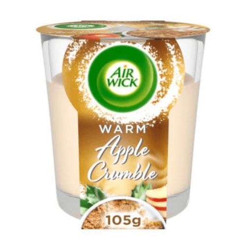 Air Wick Warm Apple Crumble Candle 105G Candles Air Wick   