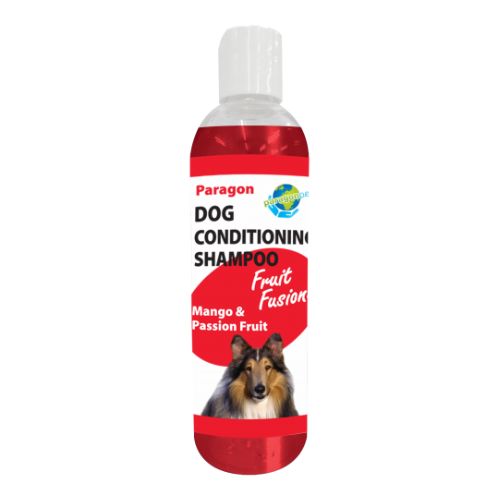 Paragon Dog Conditioning Shampoo Fruit Fusions Assorted Scents 250ml Pet Shampoo & Conditioner paragon Mango & Passion Fruit  