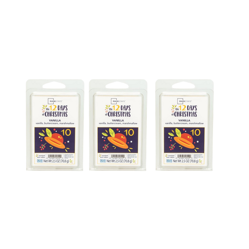 Mainstays Vanilla Wax Melts Buttercream Marshmallow 2.5oz Wax Melts Mainstays Pack of 3
