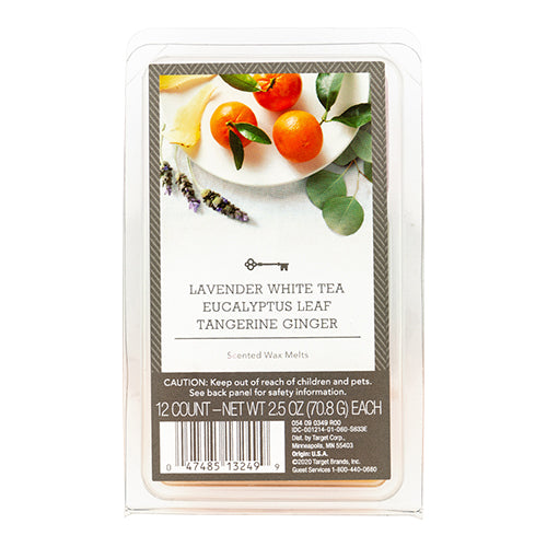 Lavender White Tea, Eucalyptus Leaf & Tangerine Ginger Wax Melts 12 Pk Wax Melts & Oil Burners FabFinds   