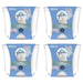 Glade Pure Clean Linen Candle Assorted Packs Candles Glade Pack of 4