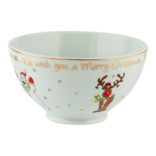 Ceramic Christmas Characters Bowl Christmas Tableware FabFinds   