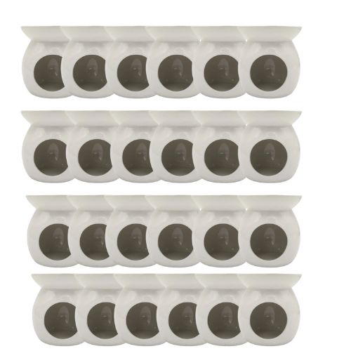 White Ceramic Oil Wax Melt Burner 10cm Assorted Pack Size Wax Melts & Oil Burners FabFinds 24 Oil Burners