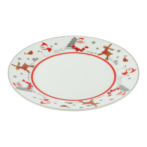 Ceramic Christmas Characters Side Plate 7.5 inch  free Christmas Accessories FabFinds   