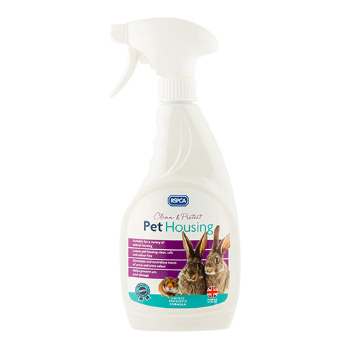 RSPCA Clean & Protect Pet Housing Spray 500ml Pet Cleaning Supplies RSPCA   