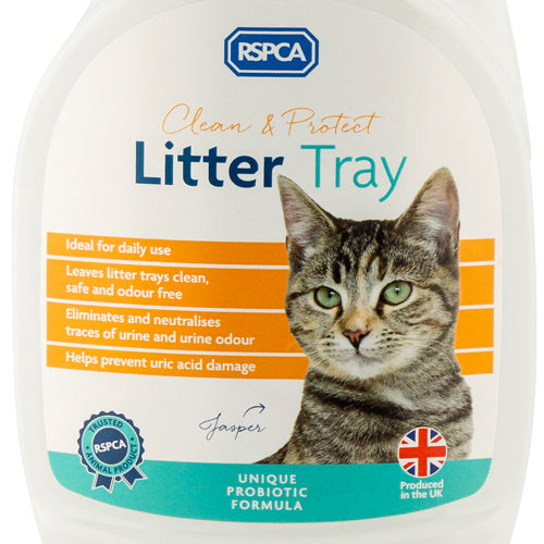 RSPCA Clean & Protect Litter Tray Cleaner 500ml Pet Cleaning Supplies RSPCA   