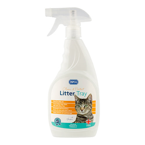 RSPCA Clean & Protect Litter Tray Cleaner 500ml Pet Cleaning Supplies RSPCA   