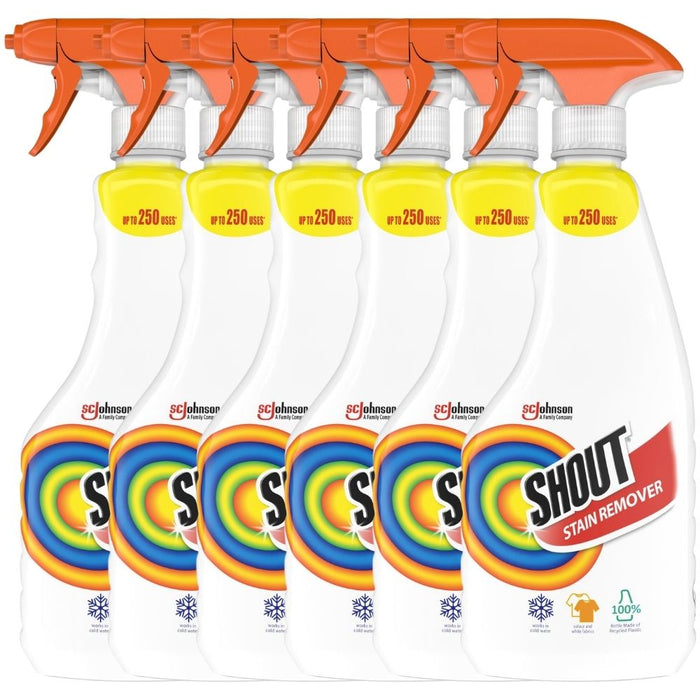 Mr Muscle Shout Stain Remover Spray 500ml Assorted Packs Laundry - Stain Remover Mr Muscle Pack of 6