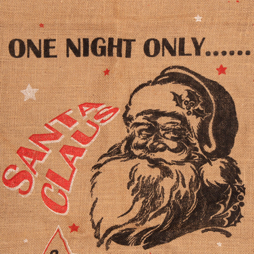 Giant Hessian Santa Present Sack Assorted Styles Christmas Stockings FabFinds   