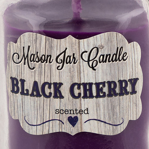 Mini Mason Jar Candle Black Cherry Scented Candles FabFinds   